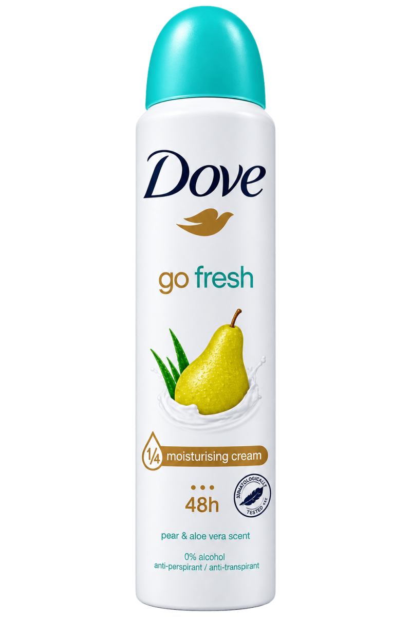 اسپری ضد تعریق زنانه داو مدل Dove Go Fresh Pear & Aloe Vera | رایحه گلابی و آلوئه‌ورا