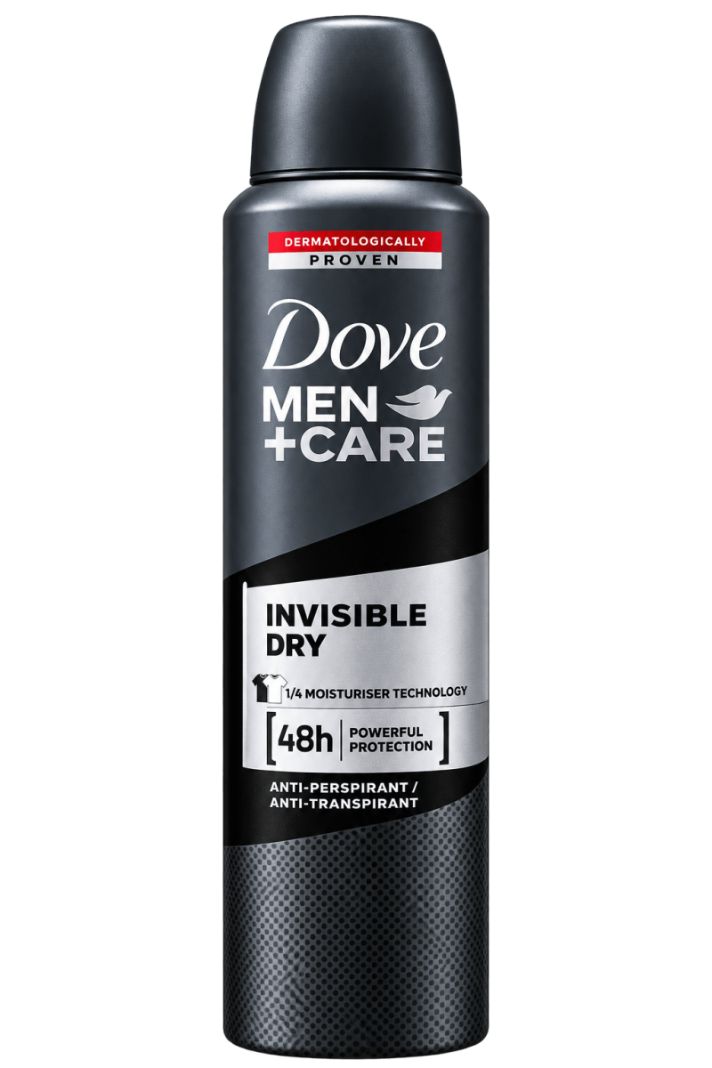 اسپری ضد تعریق مردانه داو مدل Dove Men+Care Invisible Dry | ضد لک و بدون رد سفید