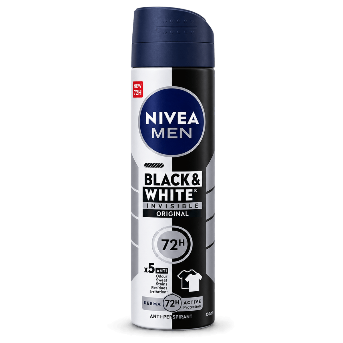 اسپری ضد تعریق مردانه نیوآ مدل Men Black & White Original