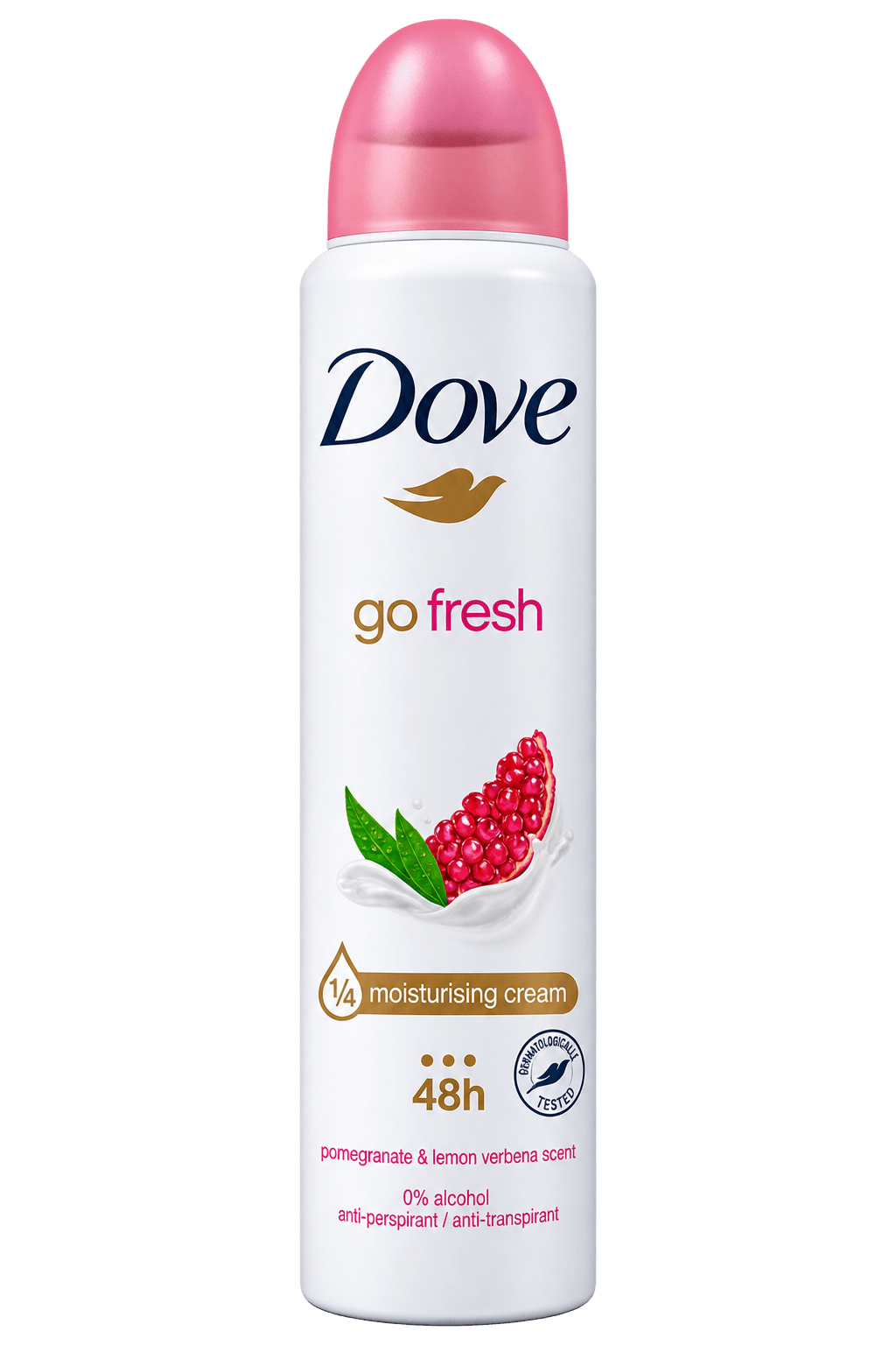 اسپری ضد تعریق زنانه داو مدل Dove Go Fresh Pomegranate & Lemon Verbena | رایحه انار و شاهپسند لیمویی
