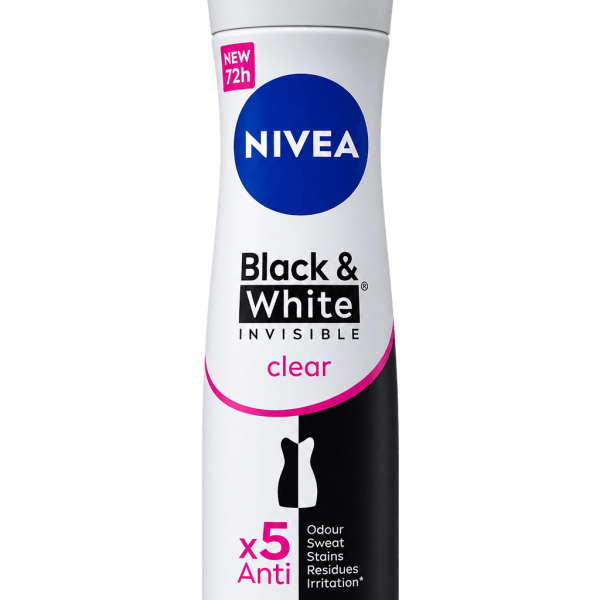 اسپری ضد تعریق زنانه نیوآ مدل Female Black & White Clear
